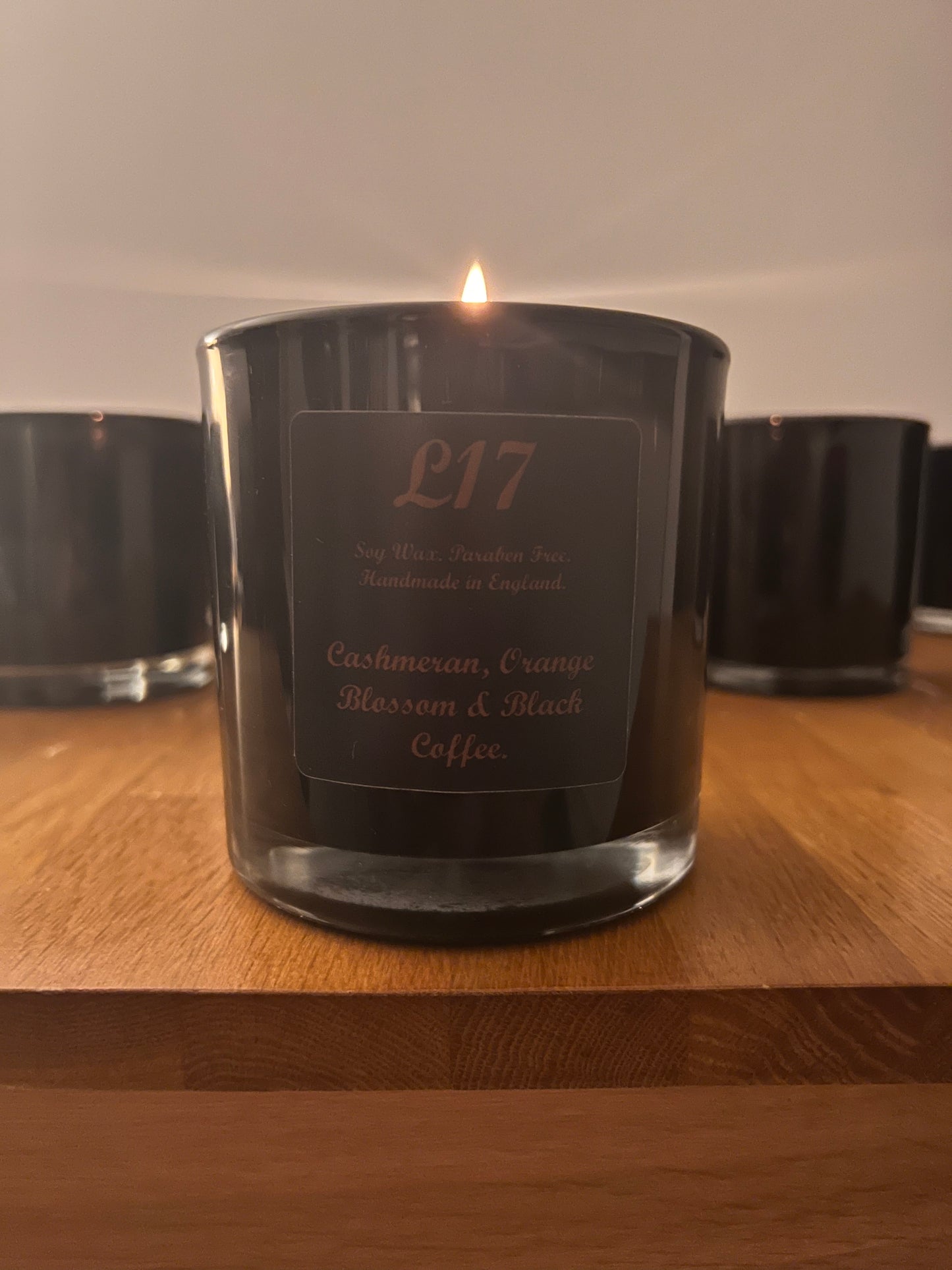 Cashmeran, Orange Blossom & Black Coffee Large Soy Wax Candle