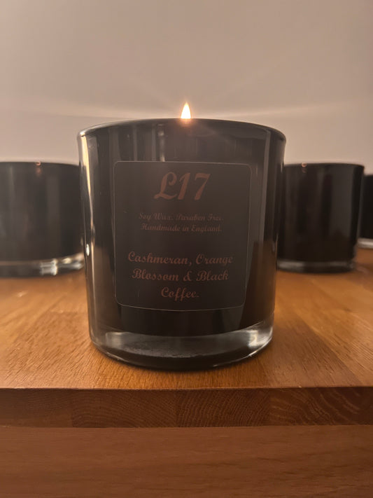 Cashmeran, Orange Blossom & Black Coffee Large Soy Wax Candle